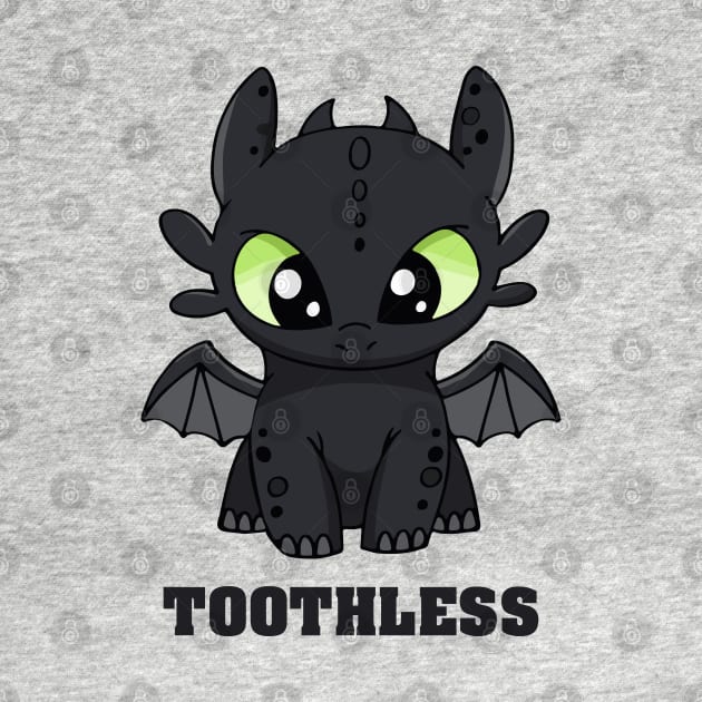 Toothless | Night Fury | How to train your dragon by khoipham